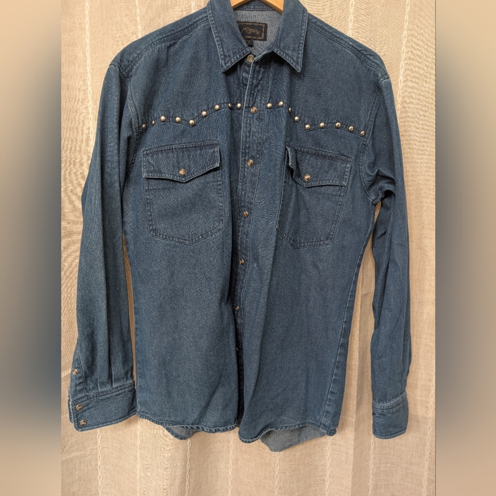 Roper Blue Denim Shirt